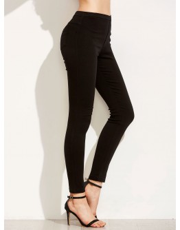 Elastic Waist Skinny Leggings