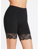 Lace Trim Short Leggings