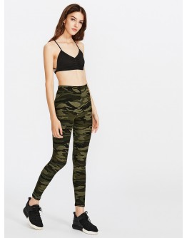 Active Camo Print Legging