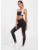 Active Ladder Ripped Leggings