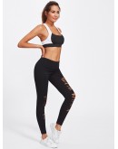 Active Ladder Ripped Gym Leggings