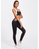 Active Ladder Ripped Gym Leggings