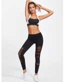 Active Ladder Ripped Gym Leggings