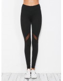 Contrast Paneled Gym Leggings