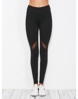 Contrast Paneled Gym Leggings