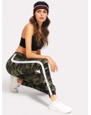 Tape Side Camo Leggings