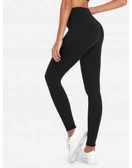 Solid Slim Fit Leggings