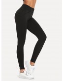 Solid Slim Fit Leggings