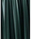 Pleated Solid PU Skirt