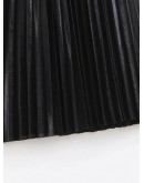 Pleated Solid Skirt