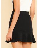 Ruffle Hem Skirt