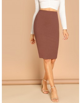 Slim Fit Pencil Skirt