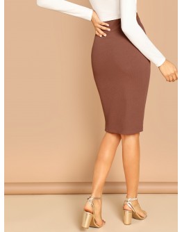 Slim Fit Pencil Skirt