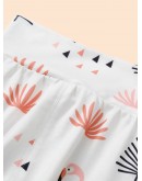 Baby Flamingo Print Top &amp; Pants &amp; Hat